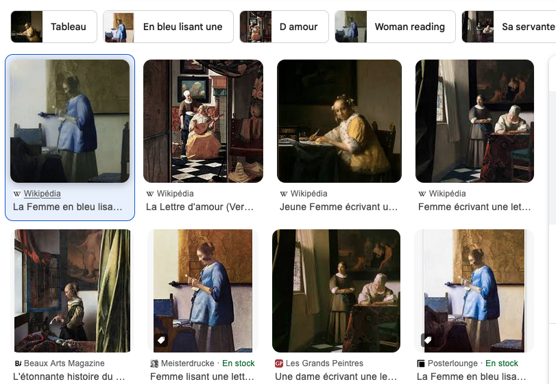 #132/ Tout autour de Vermeer (9) par Christine Laspostolle