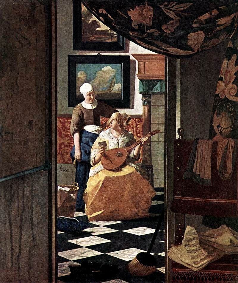 #165/ Tout autour de Vermeer (15), par Christine Lapostolle