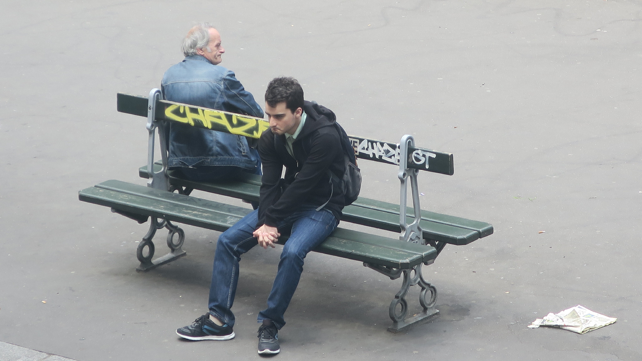 #283/ Sur le banc (13), par Pierre Ménard